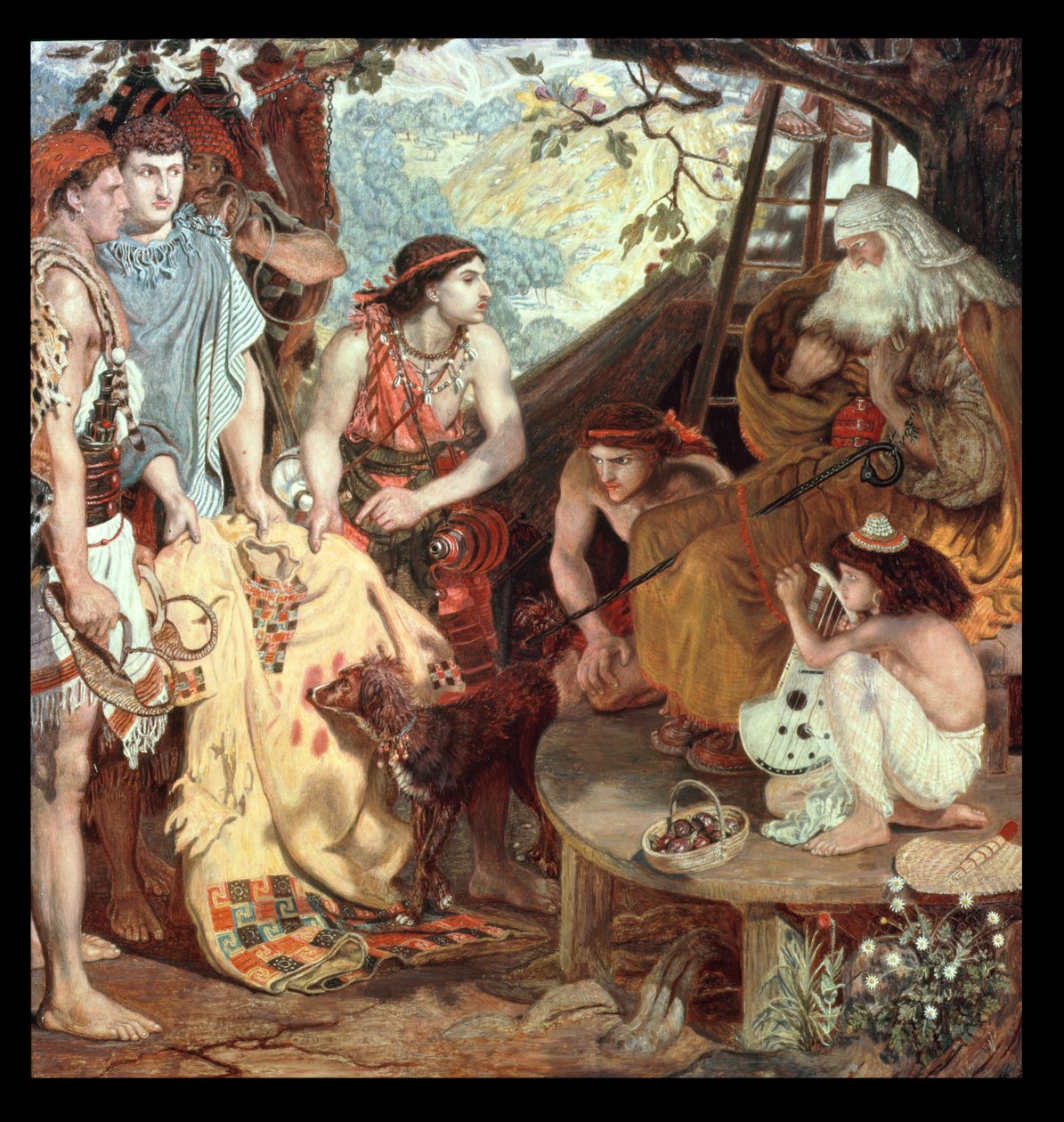 Giacobbe e il mantello di Giuseppe, 1871 da Ford Madox Brown