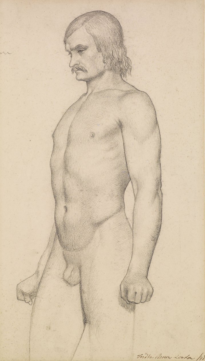 Nudo maschile da Ford Madox Brown