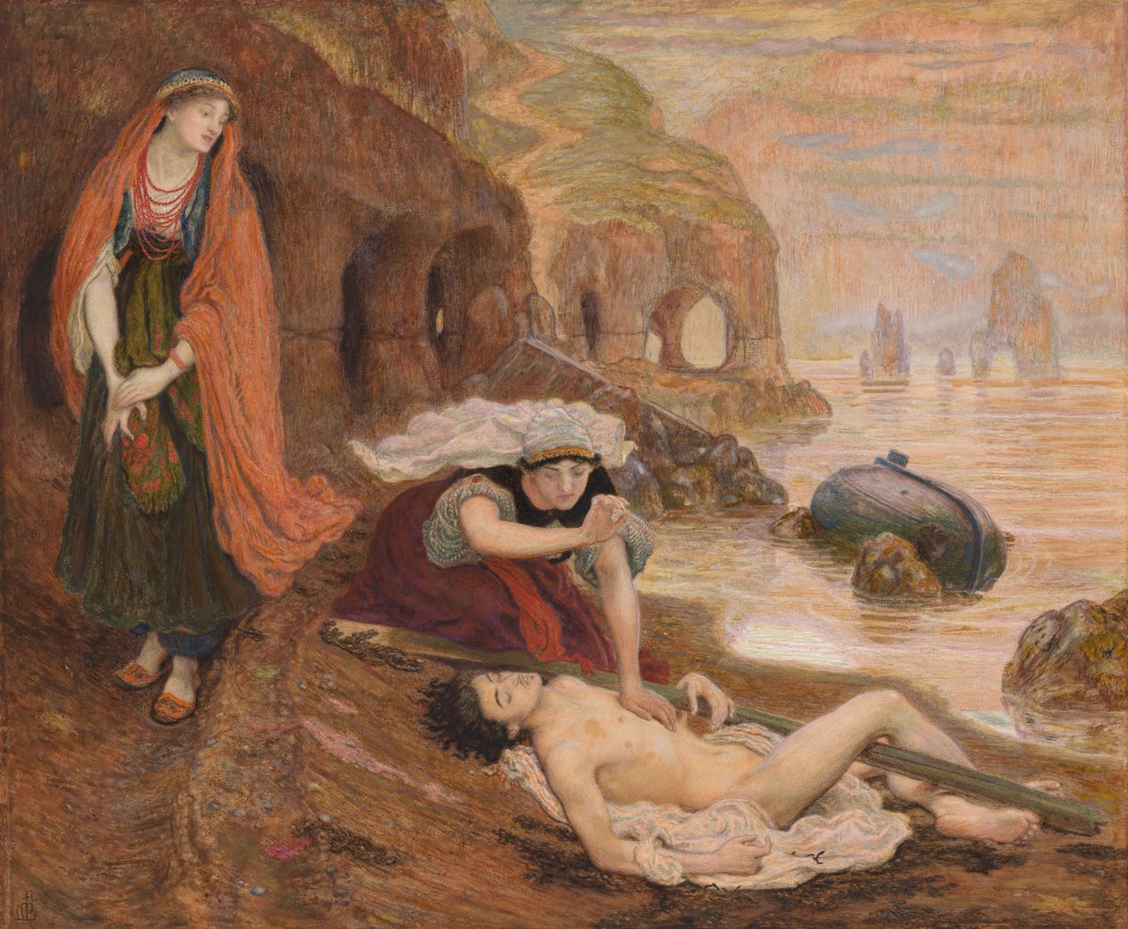 Il ritrovamento di Don Juan da parte di Haidée da Ford Madox Brown