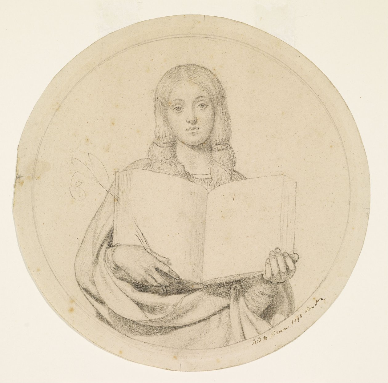 Wycliffe legge la sua traduzione della Bibbia da Ford Madox Brown