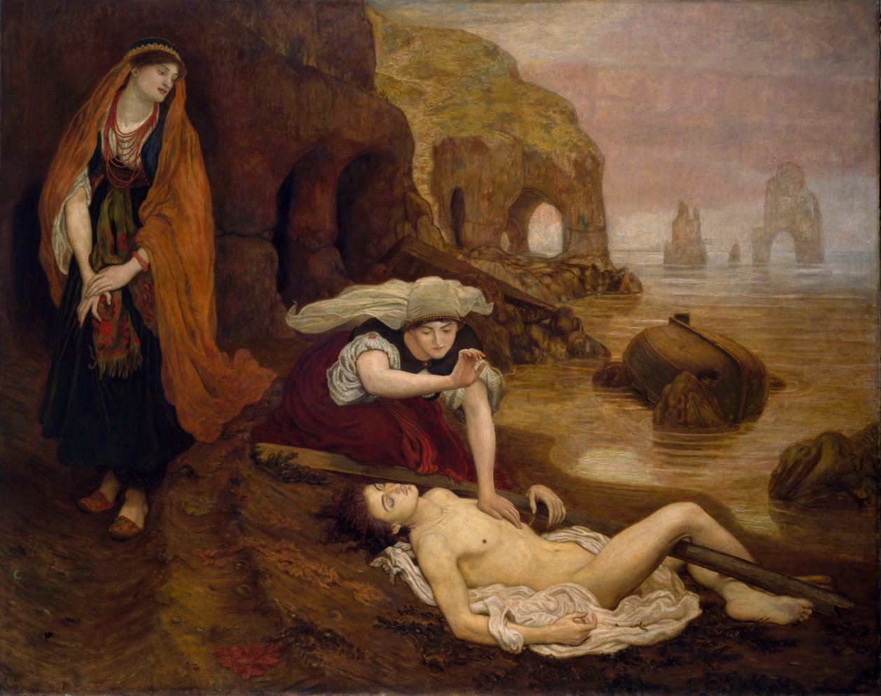 Ritrovamento di Don Giovanni da parte di Haidee da Ford Madox Brown