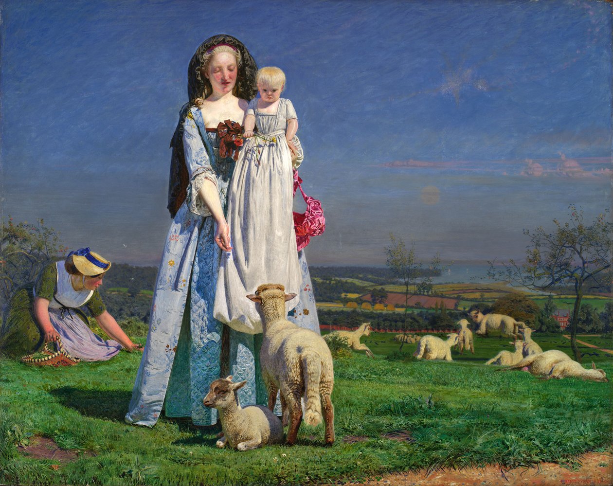 Simpatici agnellini da Ford Madox Brown