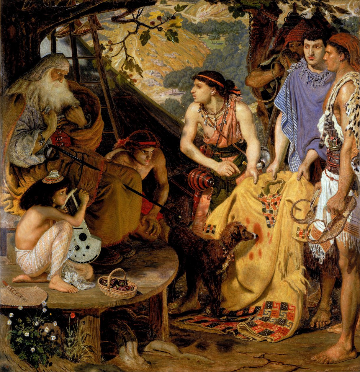 Il cappotto dai mille colori da Ford Madox Brown