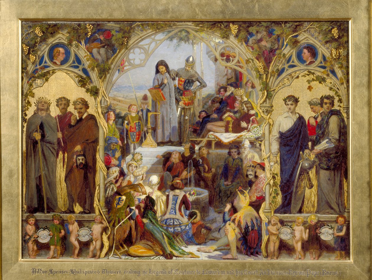 I semi e i frutti della poesia inglese, 1845-1853 da Ford Madox Brown