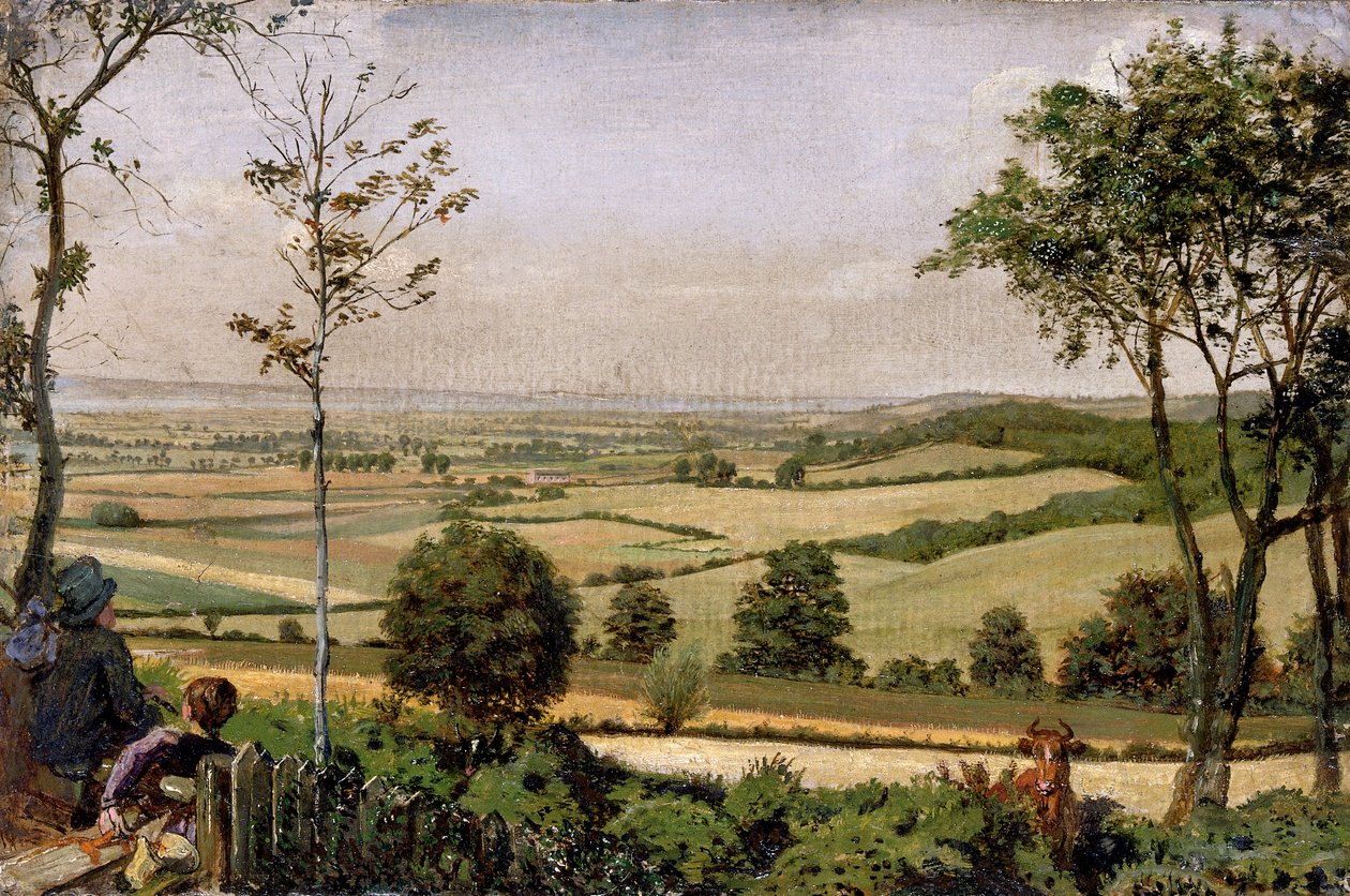 Vista da Shorn Ridgway, Kent da Ford Madox Brown