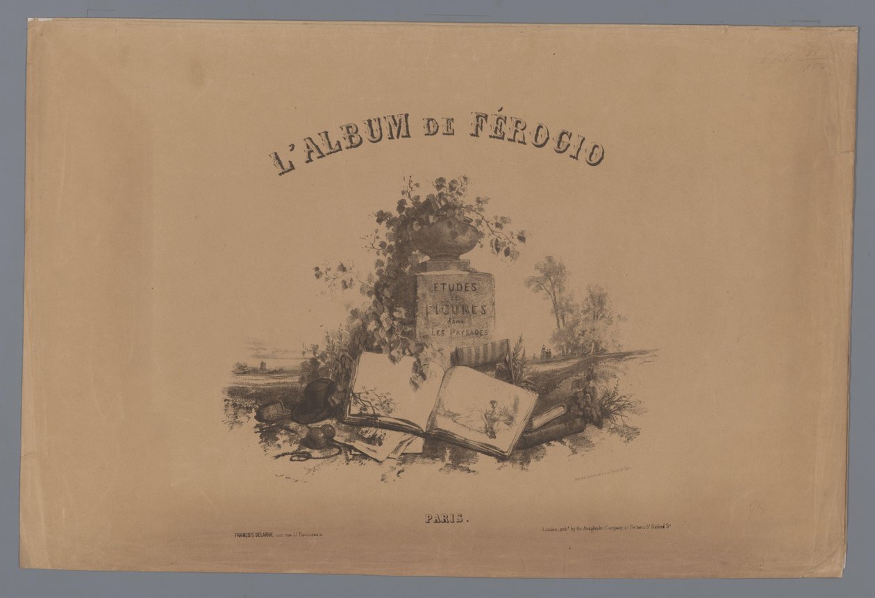 Copertina per: Studi di figure in un paesaggio da Fortuné Ferogio