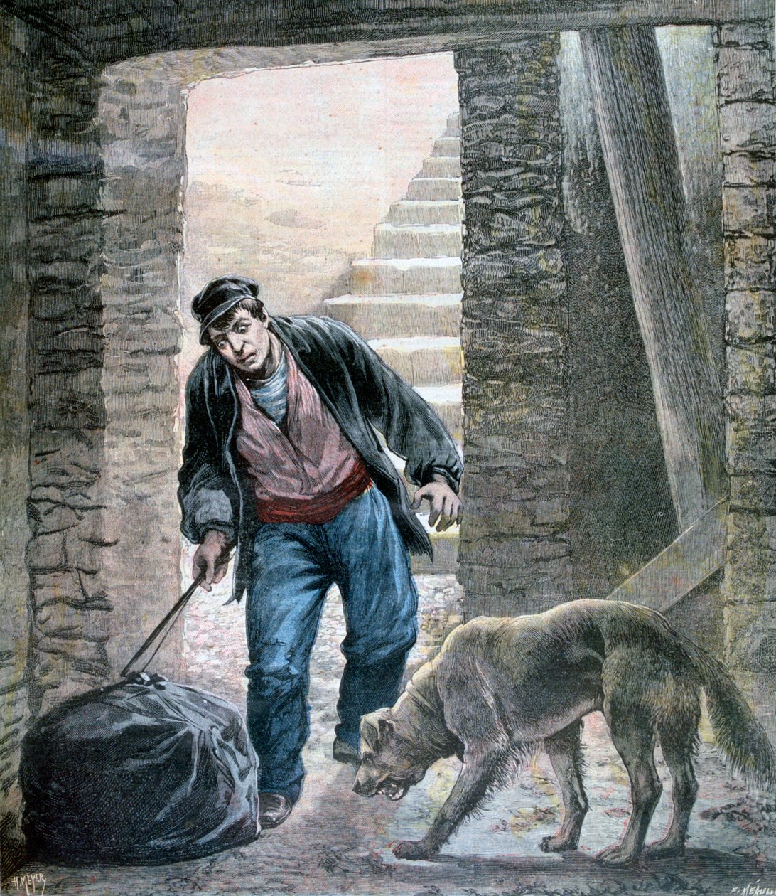 Un crimine in Rue Botzaris, Parigi, 1892 da Fortuné Méaulle