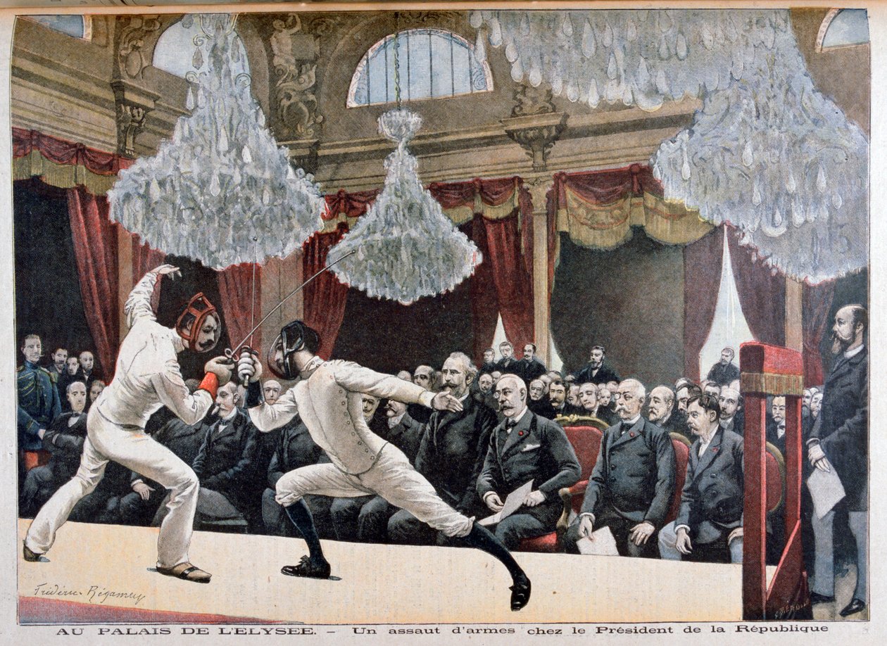 Scherma davanti al Presidente della Repubblica, Palais de l