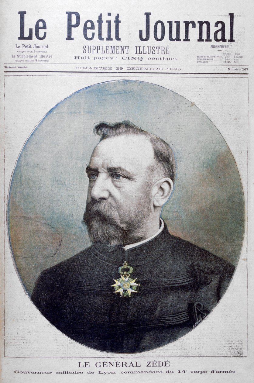 Generale Zede, governatore militare di Lione, Francia, 1895 da Fortuné Méaulle
