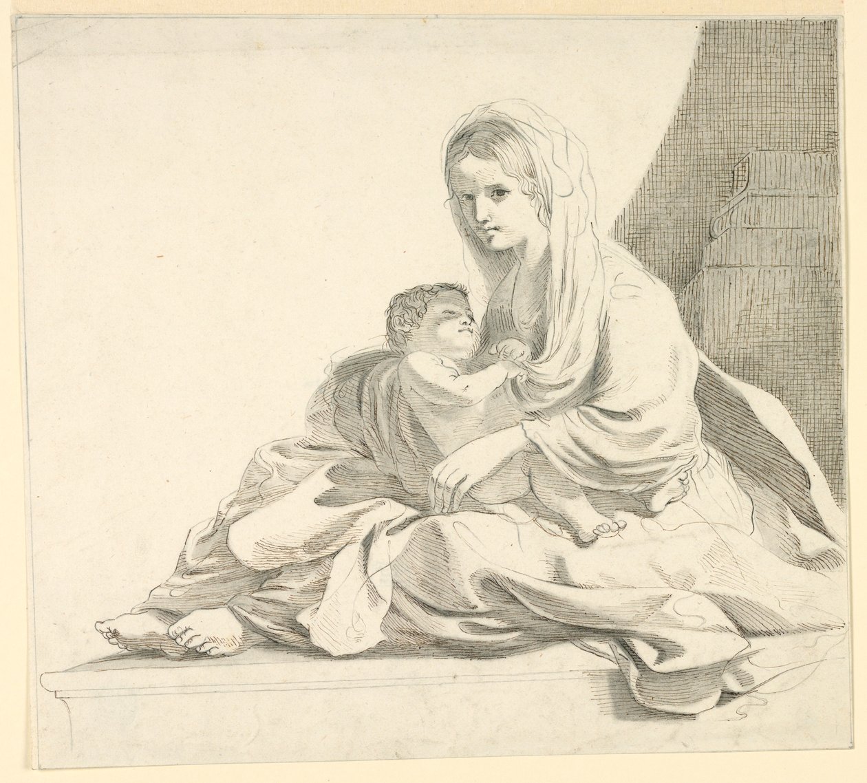 Donna con bambino da Fortunato Duranti