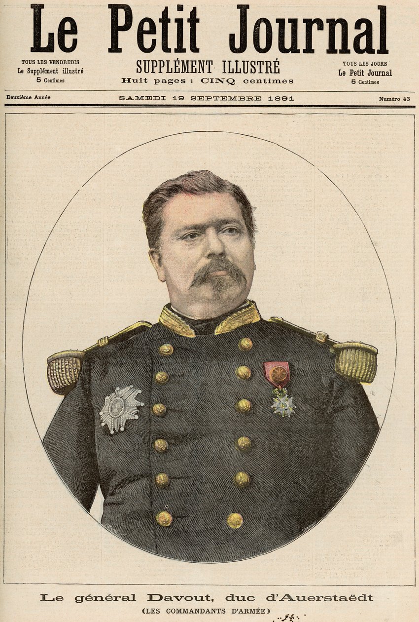 Generale Louis Nicolas Davout (1770-1823) Duca di Auerstaedt, da 