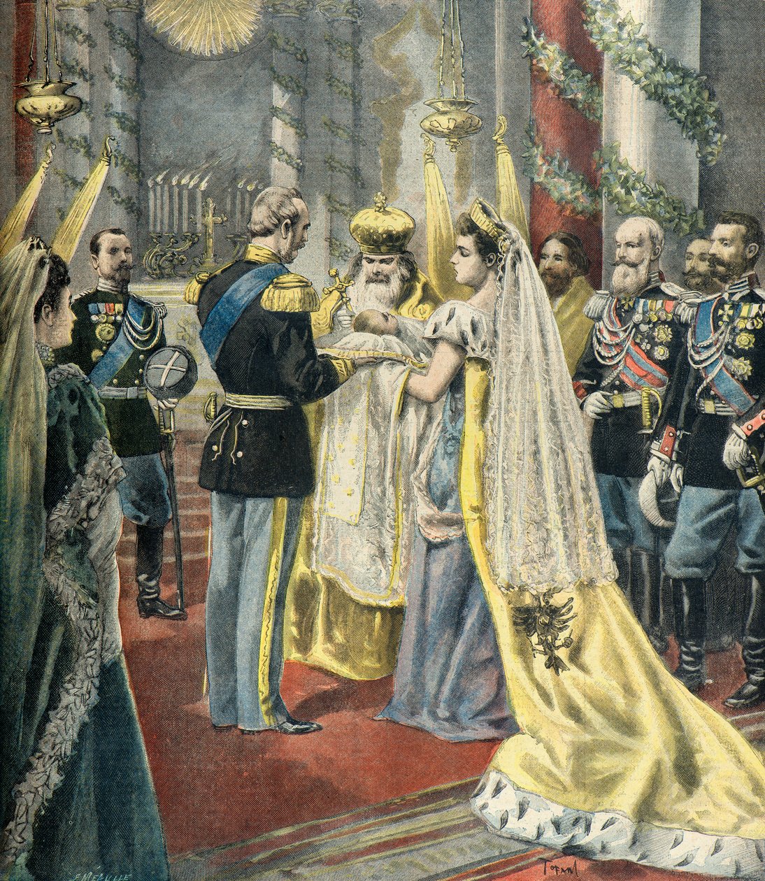 Battesimo della granduchessa Tatiana Nikolaievna da Fortune Louis Meaulle