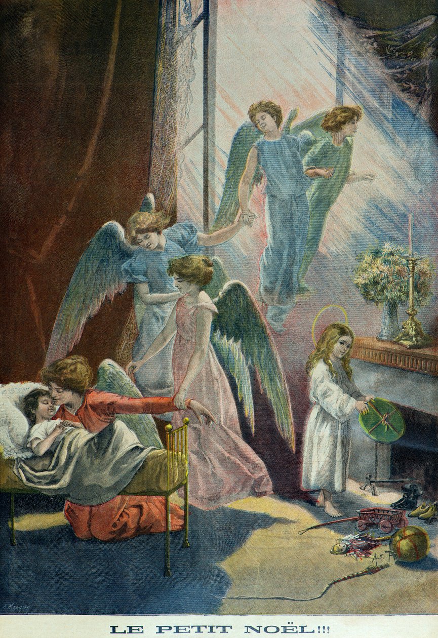Le petit noel (Incisione) da Fortune Louis Meaulle