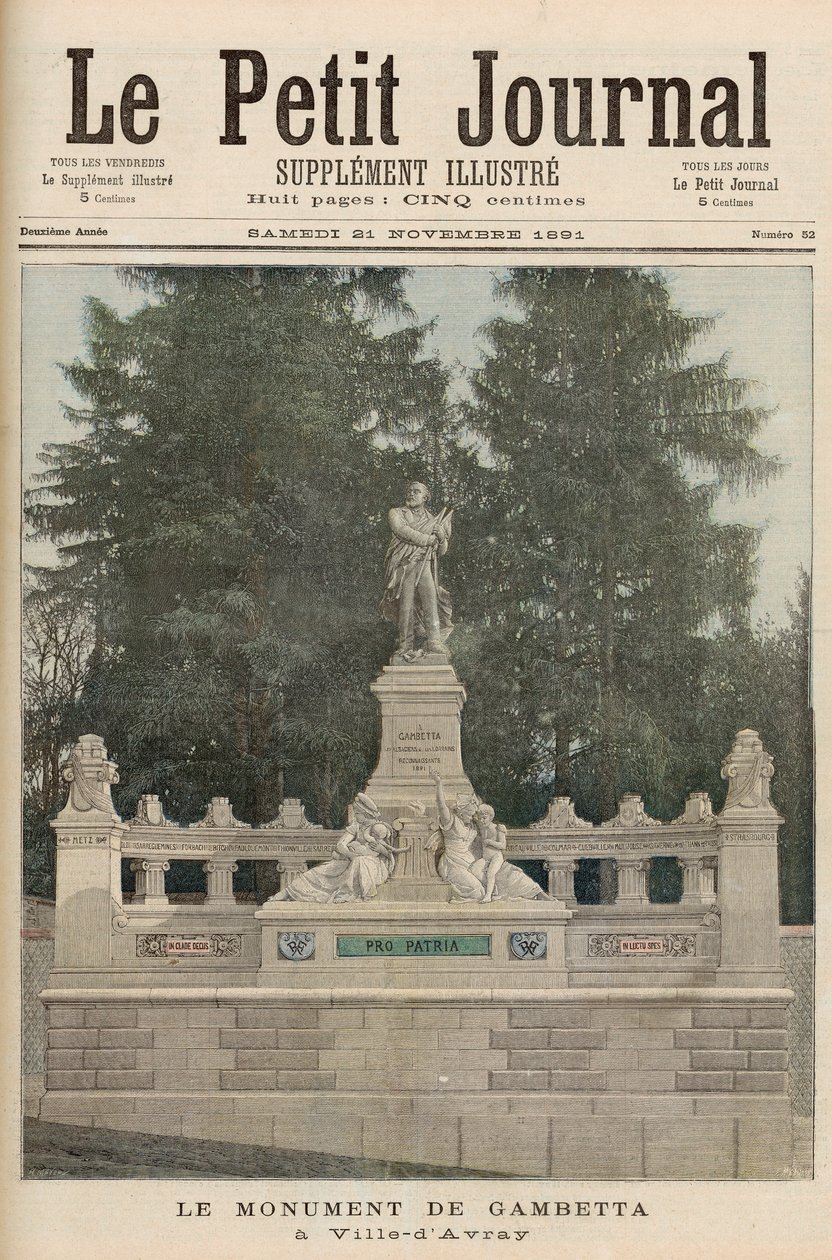 Monumento a Gambetta a Ville-d