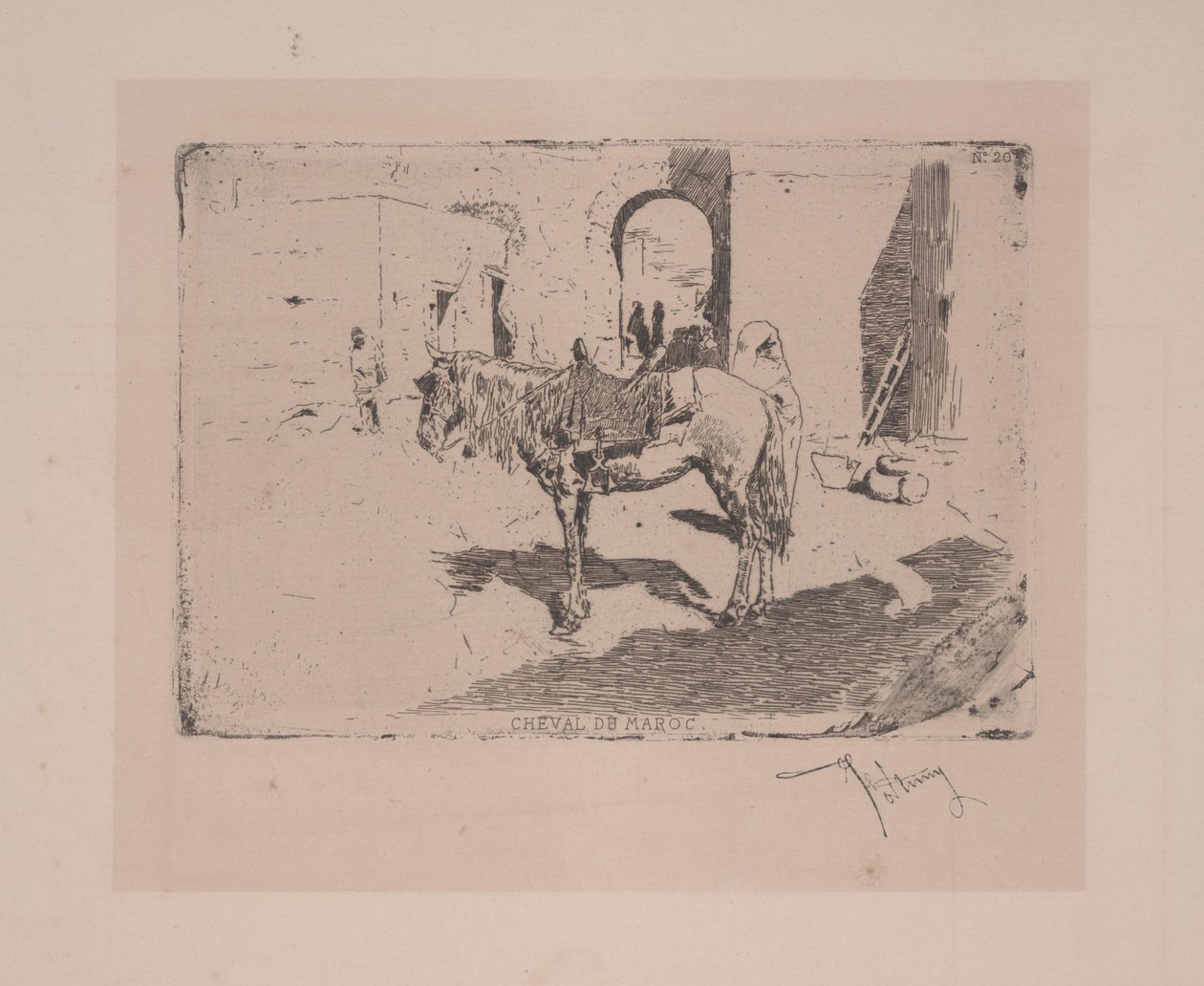 Cavallo del Marocco da Fortuny y Carbó