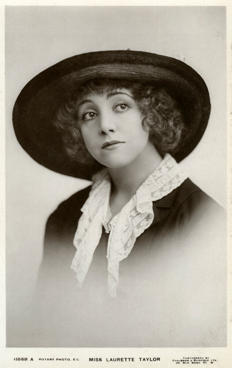 Laurette Taylor, attrice americana, c1905-c1919 da Foulsham and Banfield