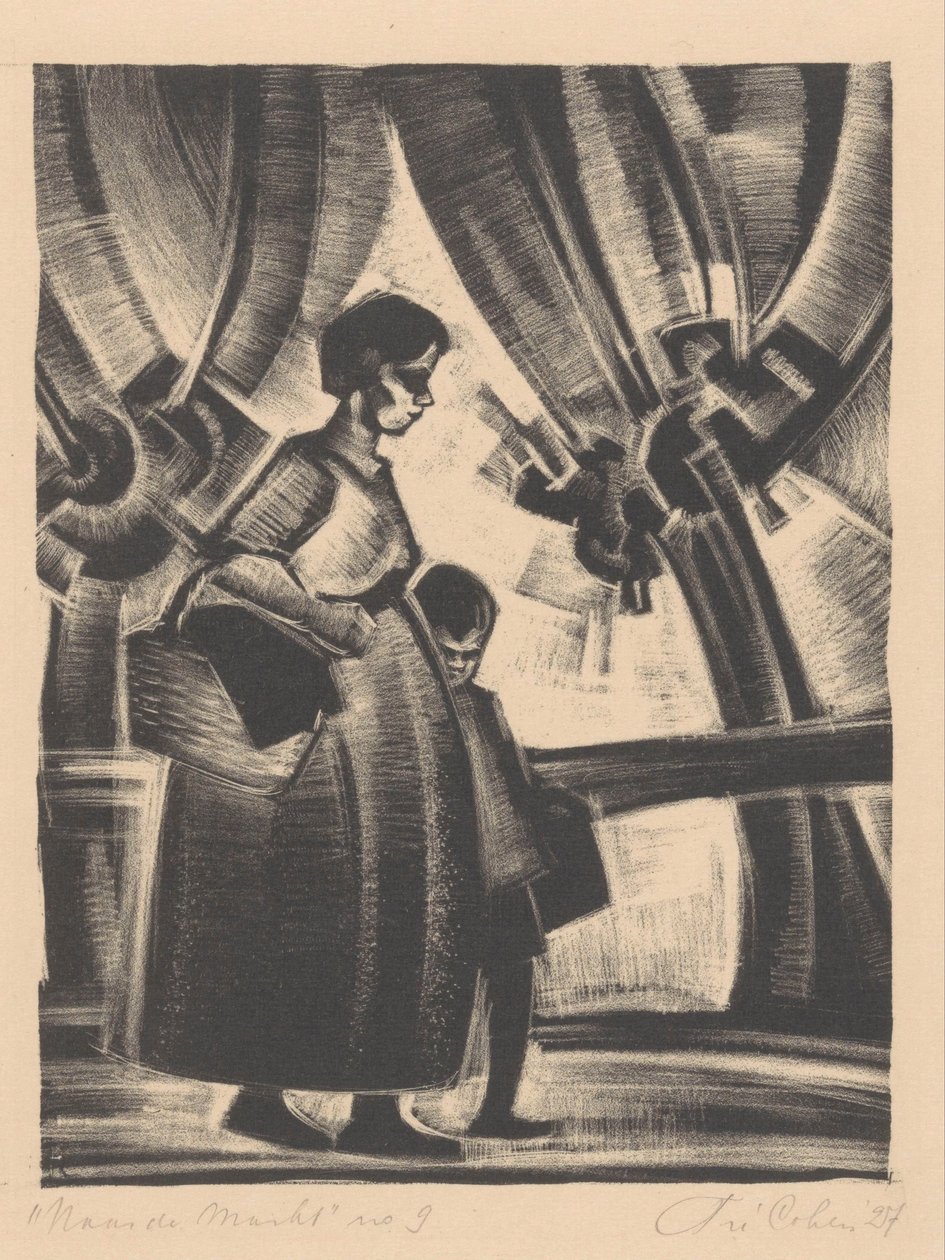 Al mercato da Fré Cohen (signed by artist)