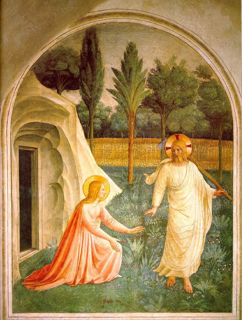 Noli me tangere, affresco di Fra Angelico da Fra Angelico