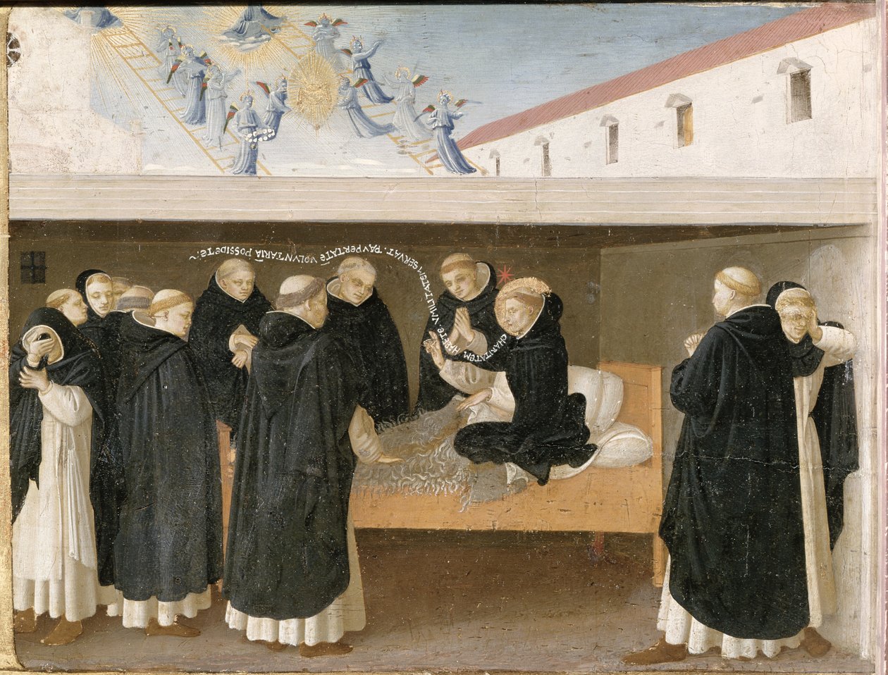 La morte di San Domenico, dal pannello della predella dell
