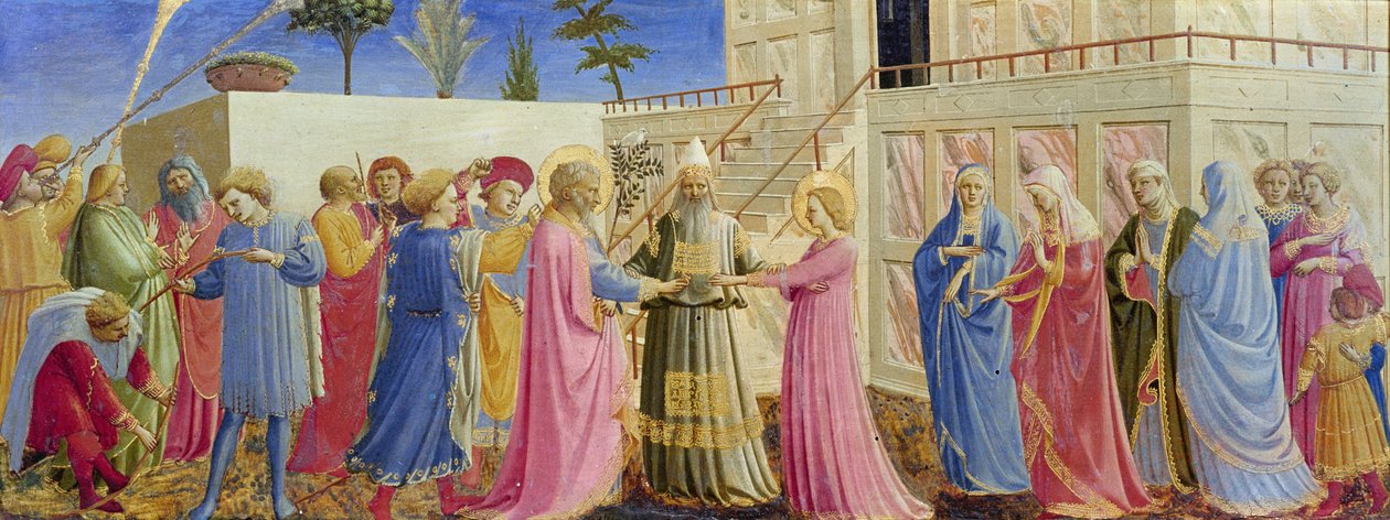 Il matrimonio della Vergine, c.1435 da Fra Angelico