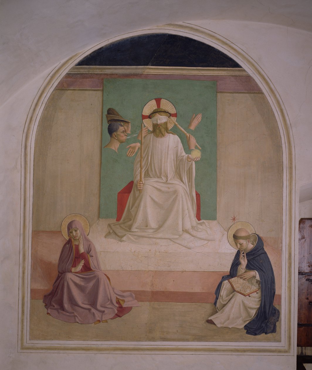 La derisione di Cristo con la Vergine e San Domenico, 1442 da Fra Angelico