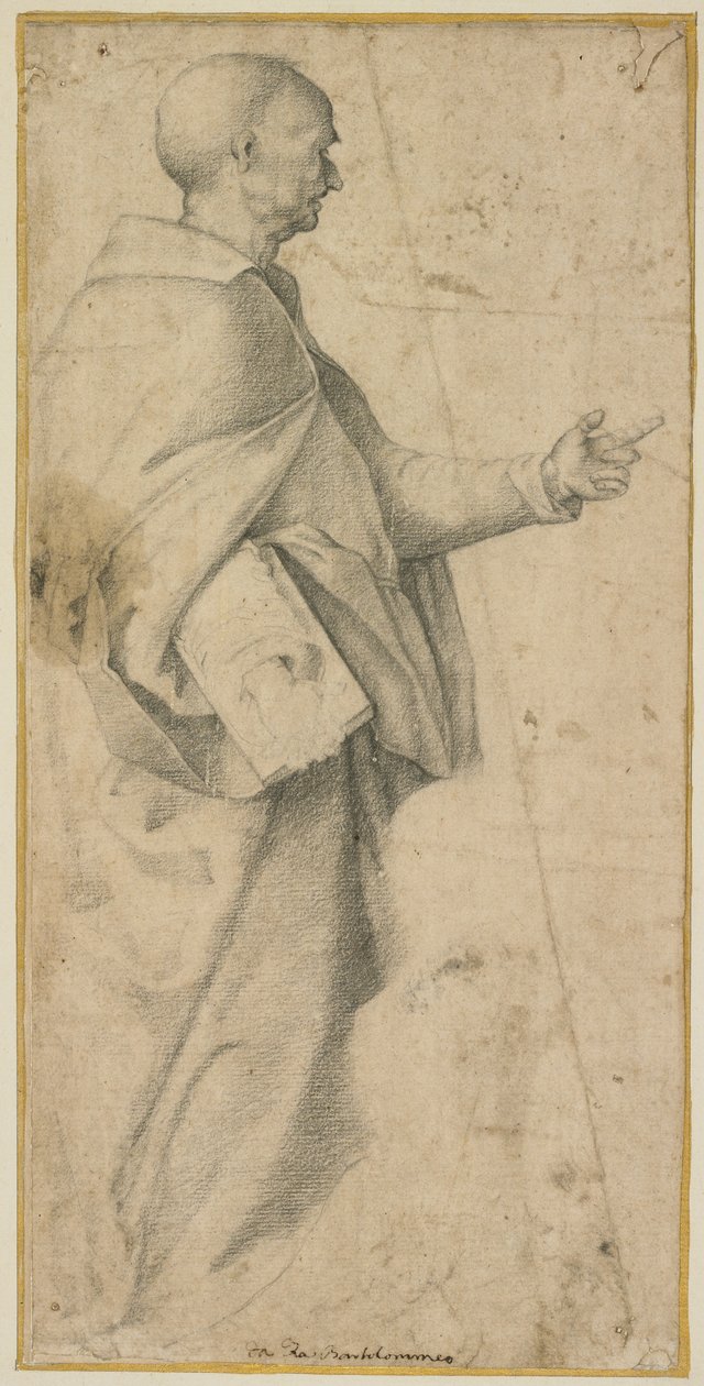 Santo maschio in piedi da Fra Bartolommeo