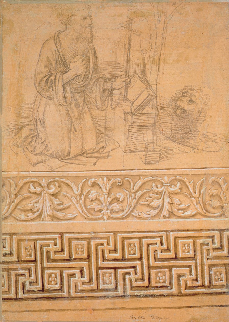 San Girolamo in penitenza, con un leone da Fra Filippo Lippi