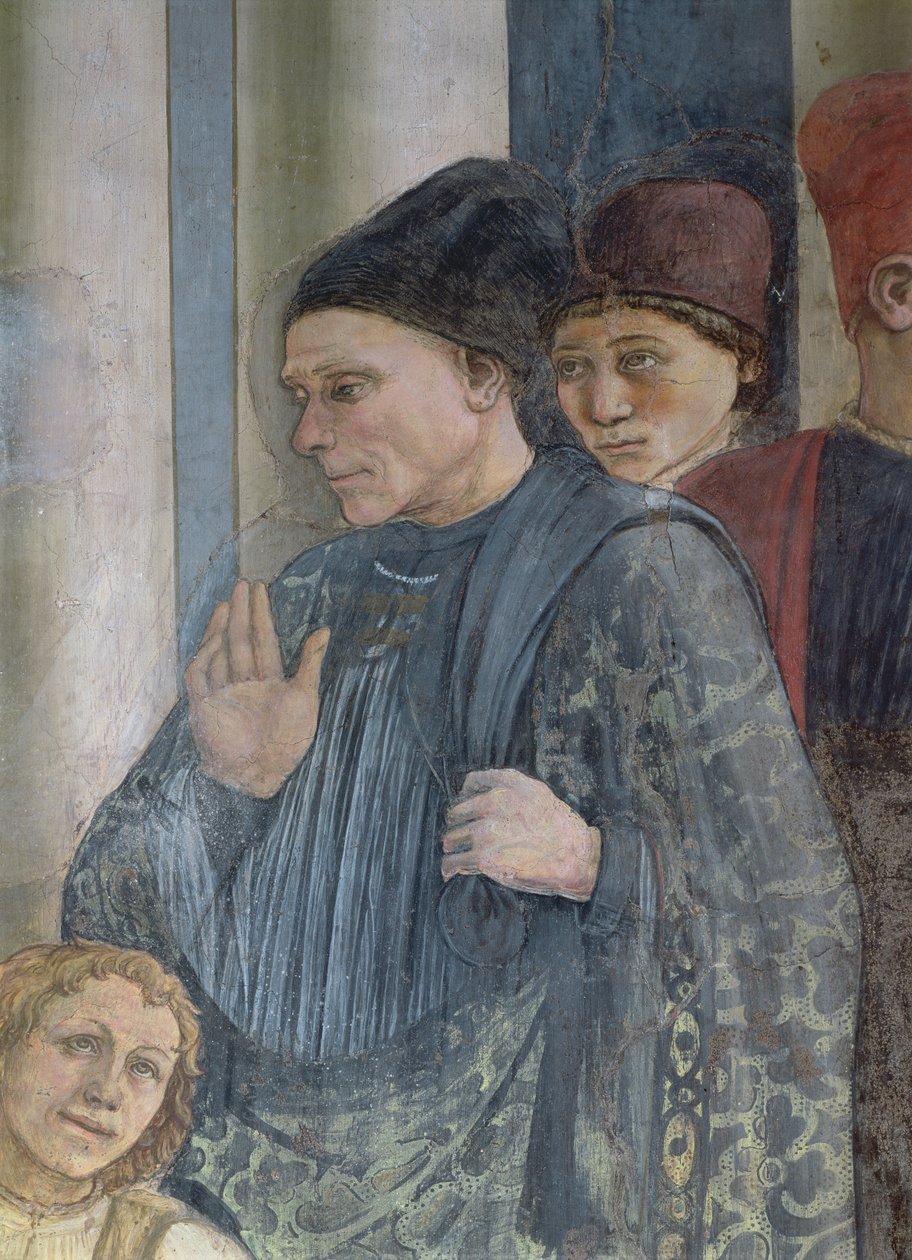 La celebrazione delle reliquie di San Stefano (dettaglio) 1452-66 da Fra Filippo Lippi