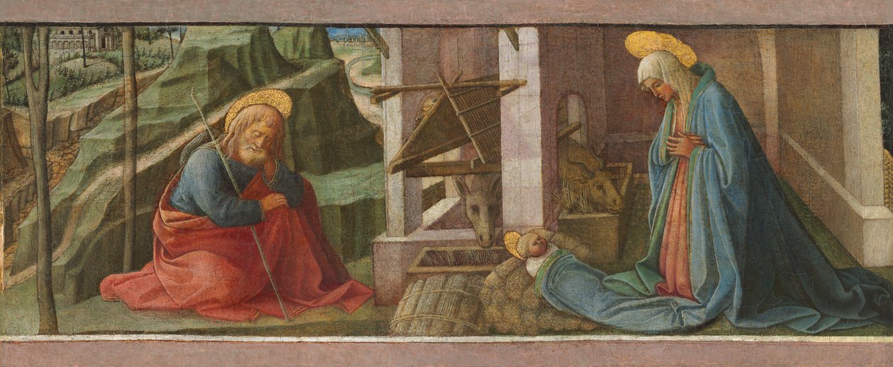La Natività, c.1445 da Fra Filippo Lippi