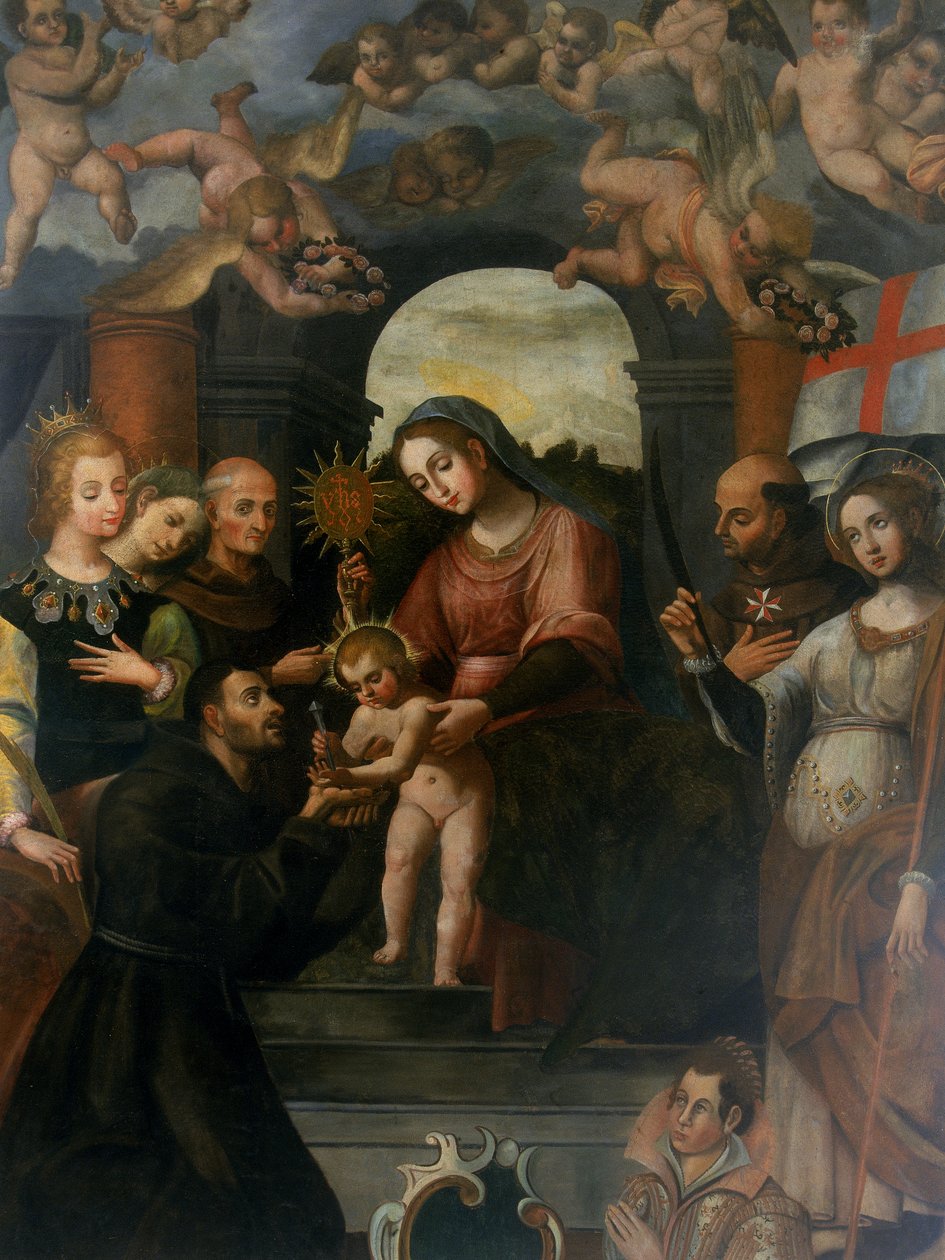 San Francesco riceve le stimmate da Fra Giacomo da San Vito