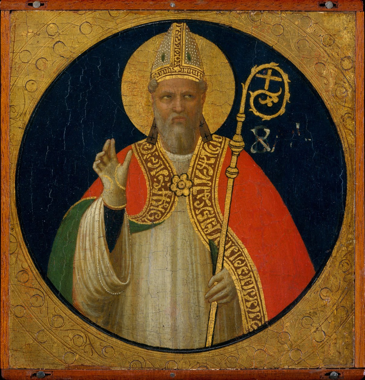 Un santo vescovo, c.1425 da Fra Angelico