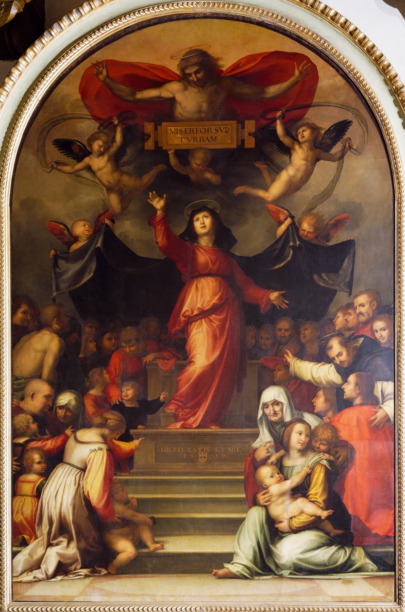 Nostra Signora della Misericordia, di Bartolomeo della Porta, conosciuto come Fra Bartolomeo (1472-1517) da Fra (1472 1517) Bartolomeo