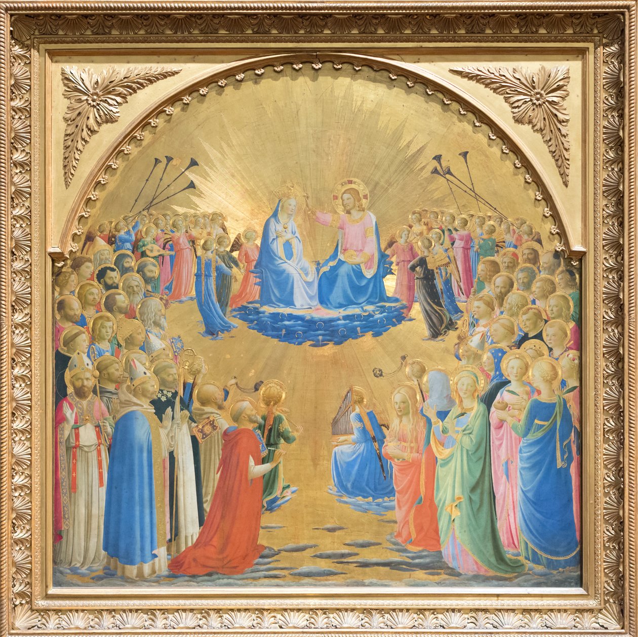 Glorificazione della Vergine con angeli e santi da Fra (c.1387 1455) Angelico