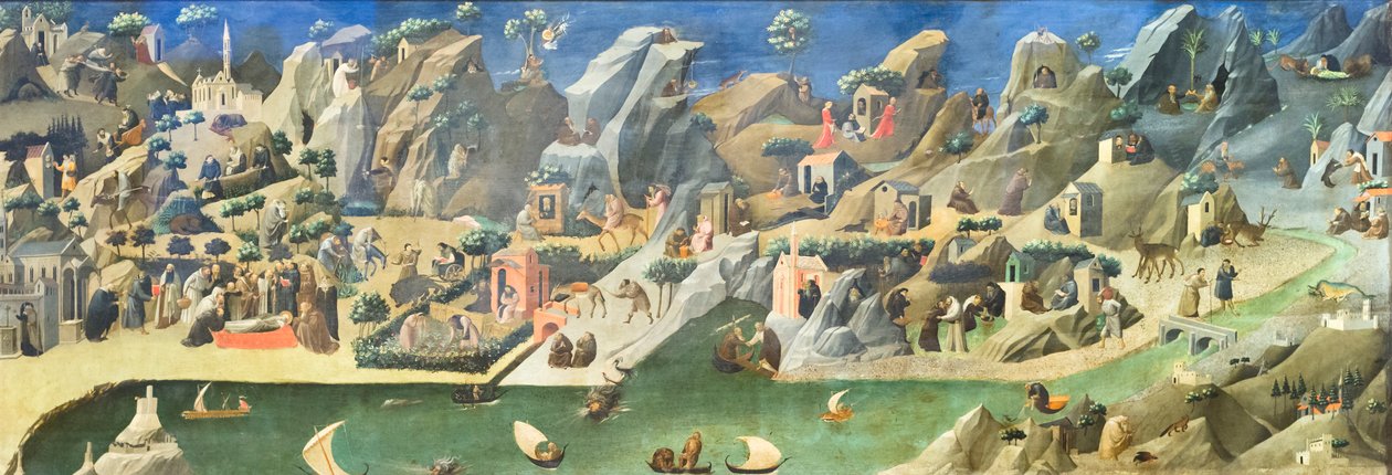 Storie delle vite dei santi padri nel deserto (Tebaide) da Fra (c.1387 1455) Angelico