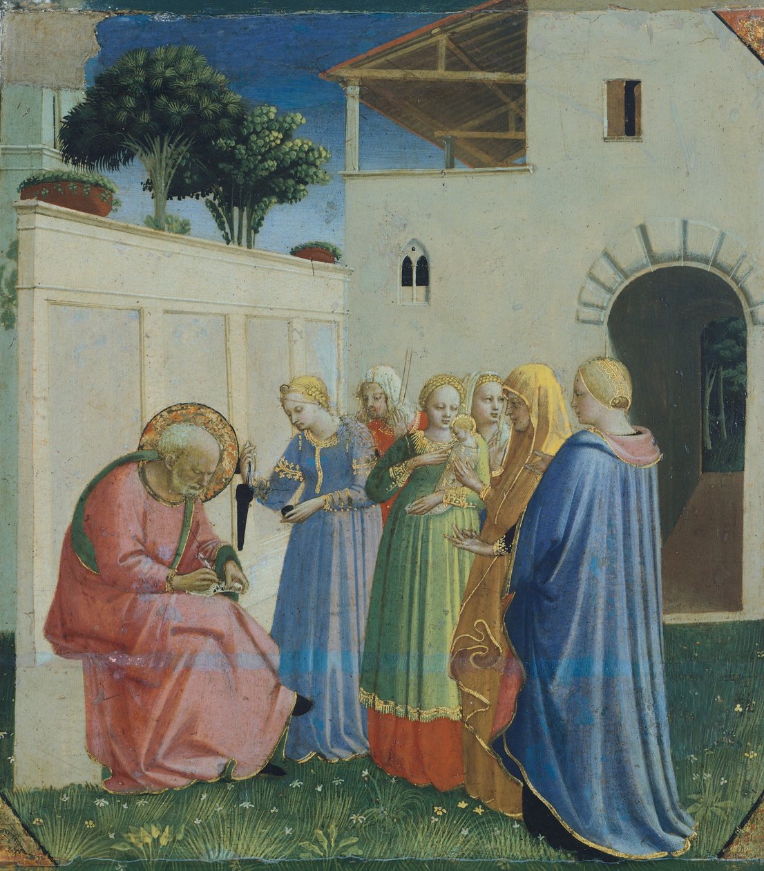 La Nascita di San Giovanni Battista, circa 1430 da Fra (c.1387 1455) Angelico