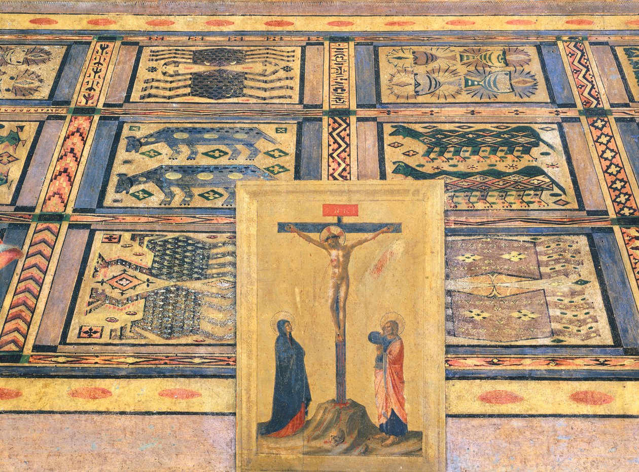 Crocifissione, dettaglio della Pala di San Marco da Fra  Angelico