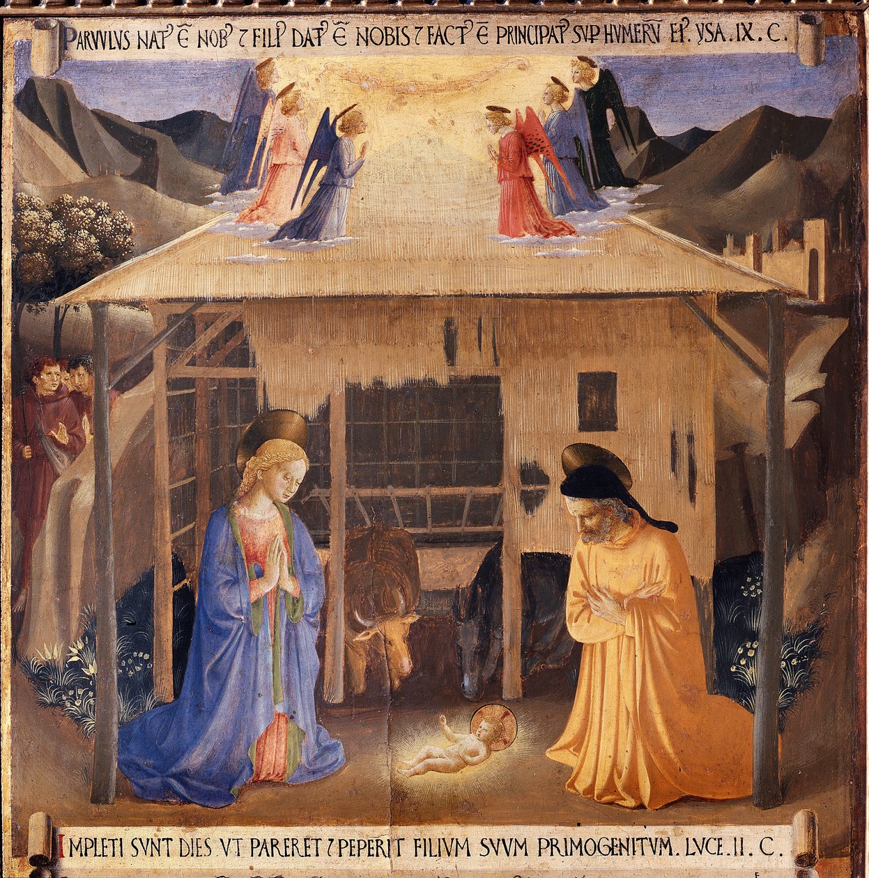 Vita di Cristo: la Natività, Armadio degli Argenti da Fra  Angelico