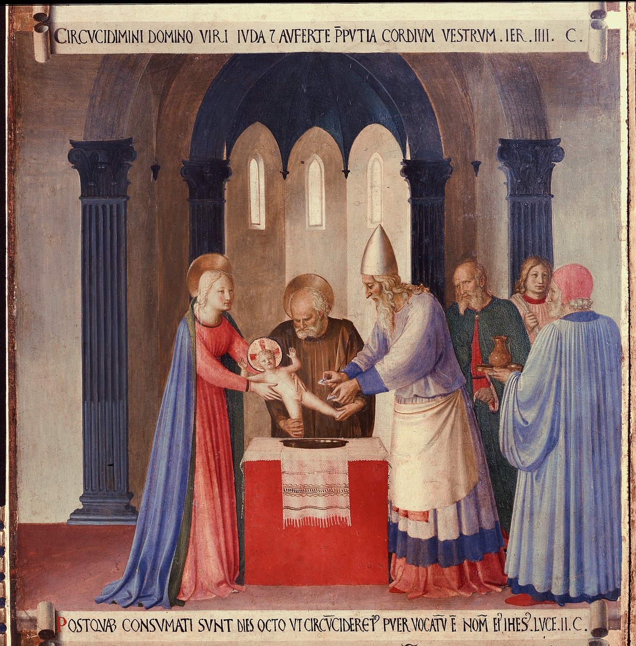 Vita di Cristo: la circoncisione, Armadio degli Argenti da Fra  Angelico
