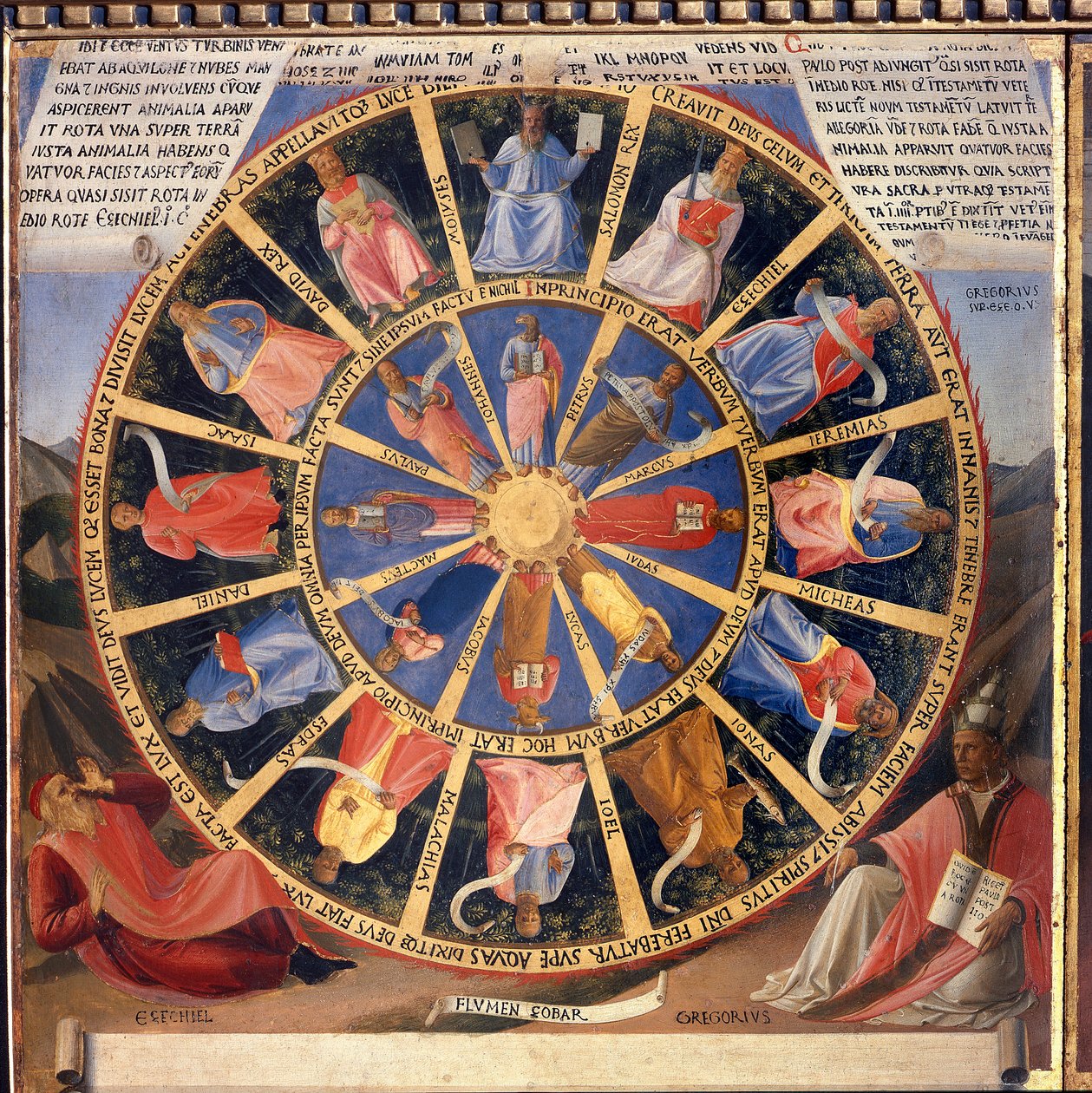 Vita di Cristo: la visione di Ezechiele, Armadio degli Argenti da Fra  Angelico