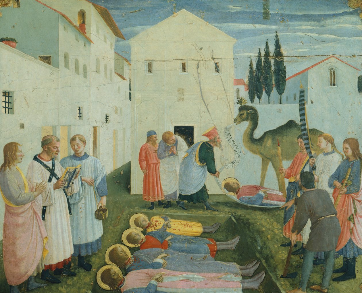 La Sepoltura dei Santi Cosma e Damiano, predella raffigurante la storia dei Santi Cosma e Damiano dell