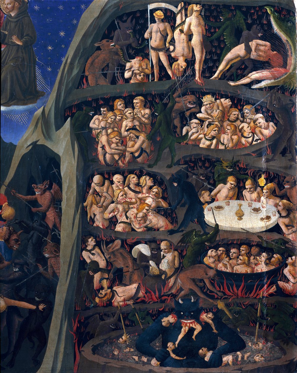 Il giudizio finale: inferno da Fra  Angelico