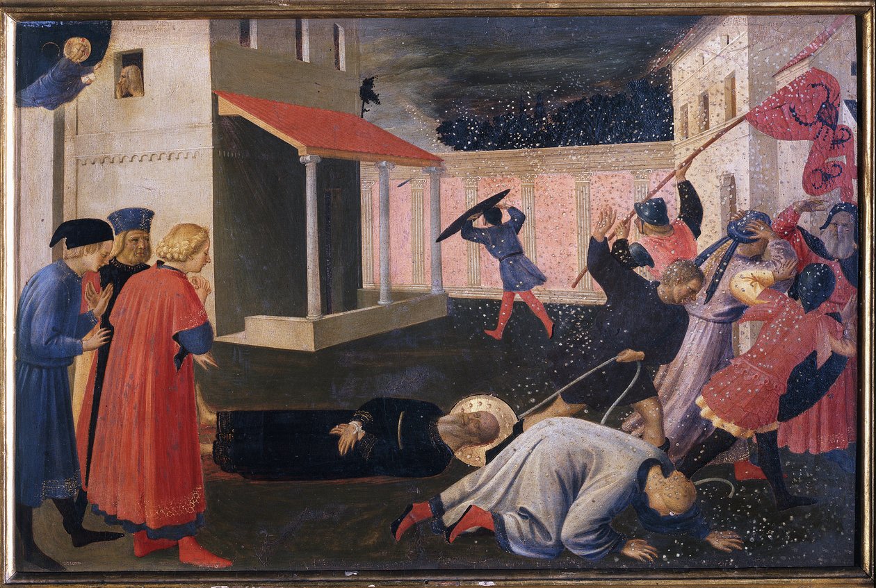 Il martirio di San Marco. Tabernacolo dei Linaioli da Fra  Angelico