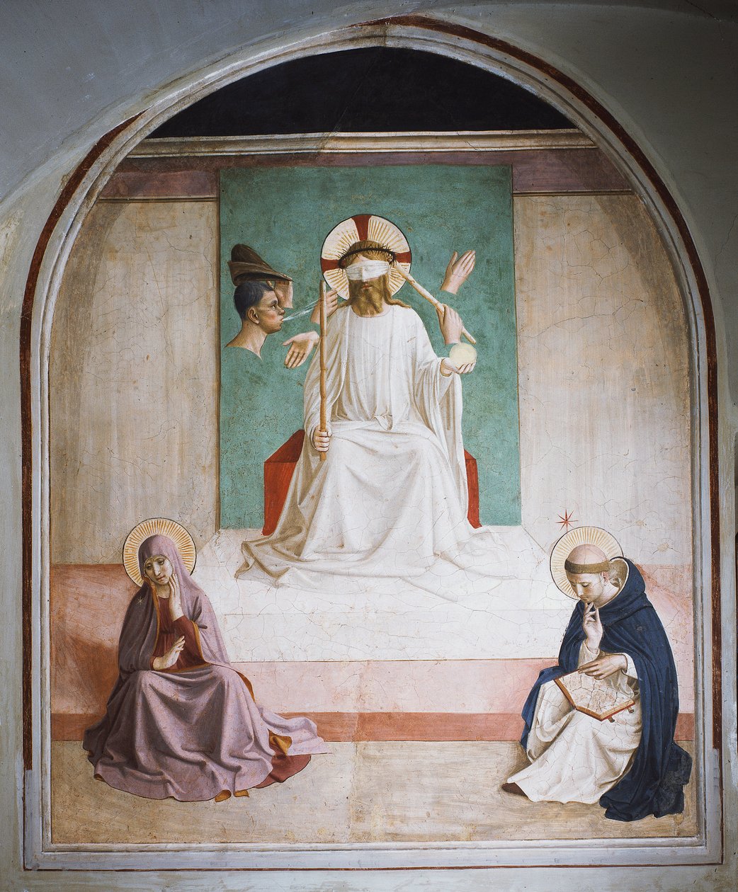 La derisione di Cristo con Maria e San Domenico da Fra  Angelico