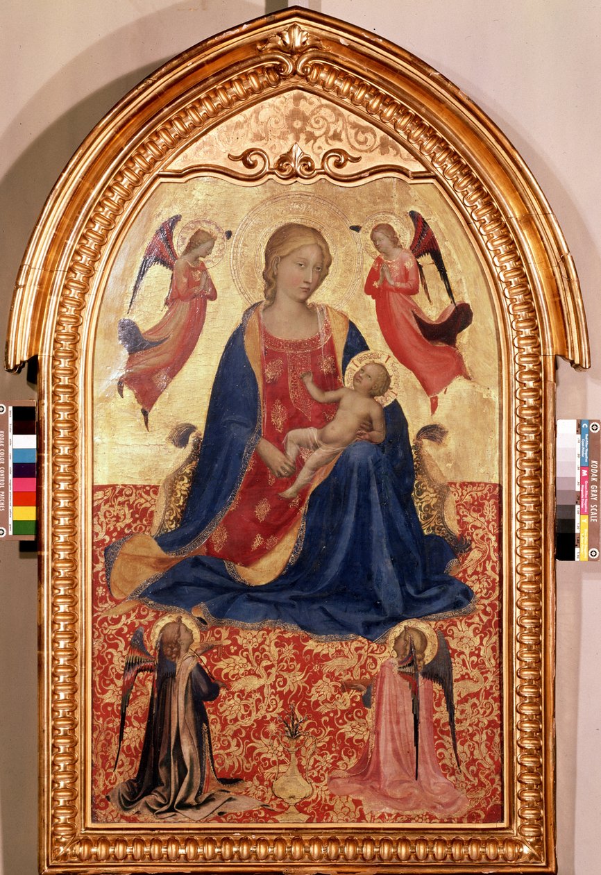 Vergine con bambino e angeli da Fra (c.1387 1455) Angelico