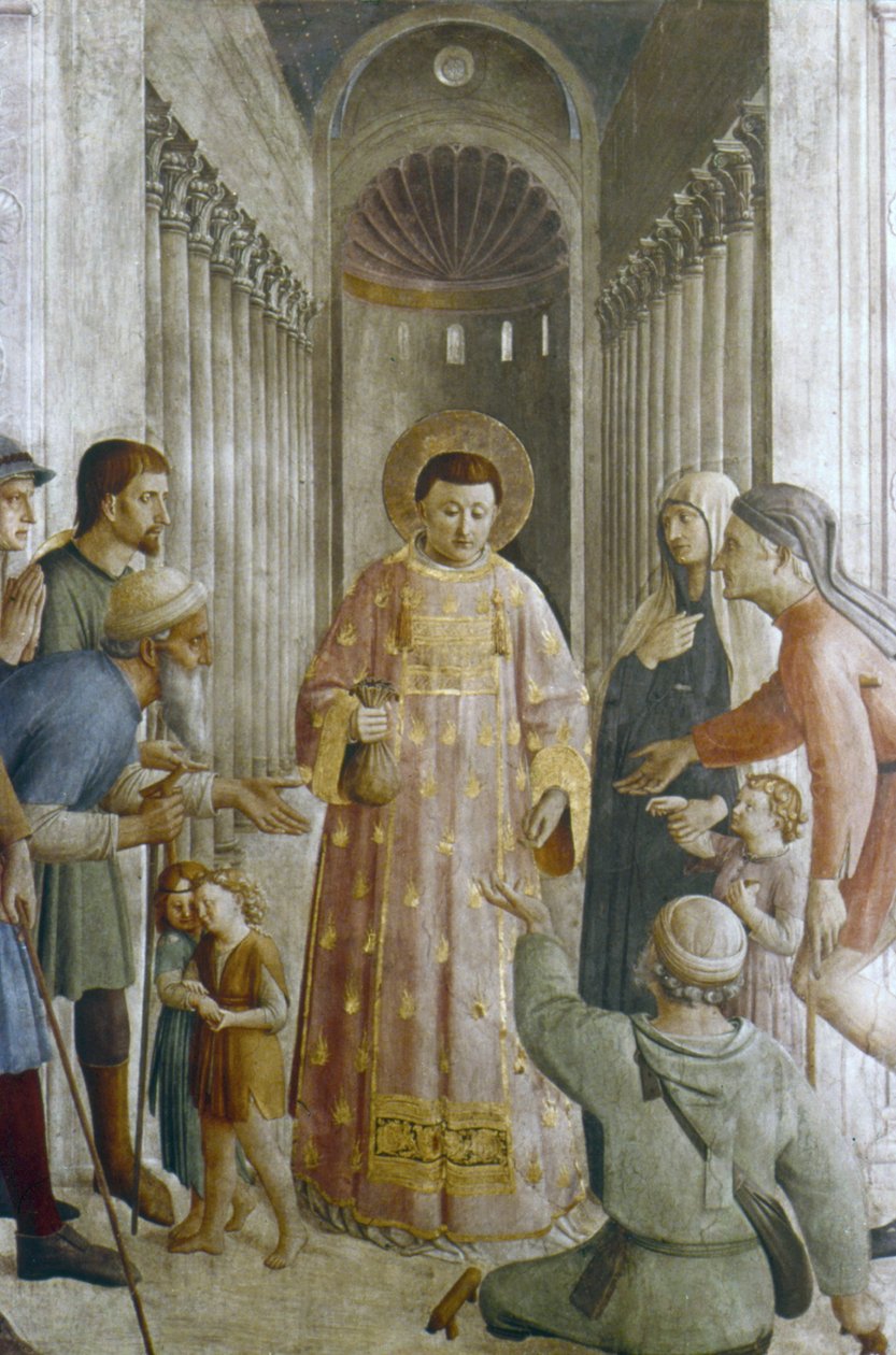 San Lorenzo che dà l