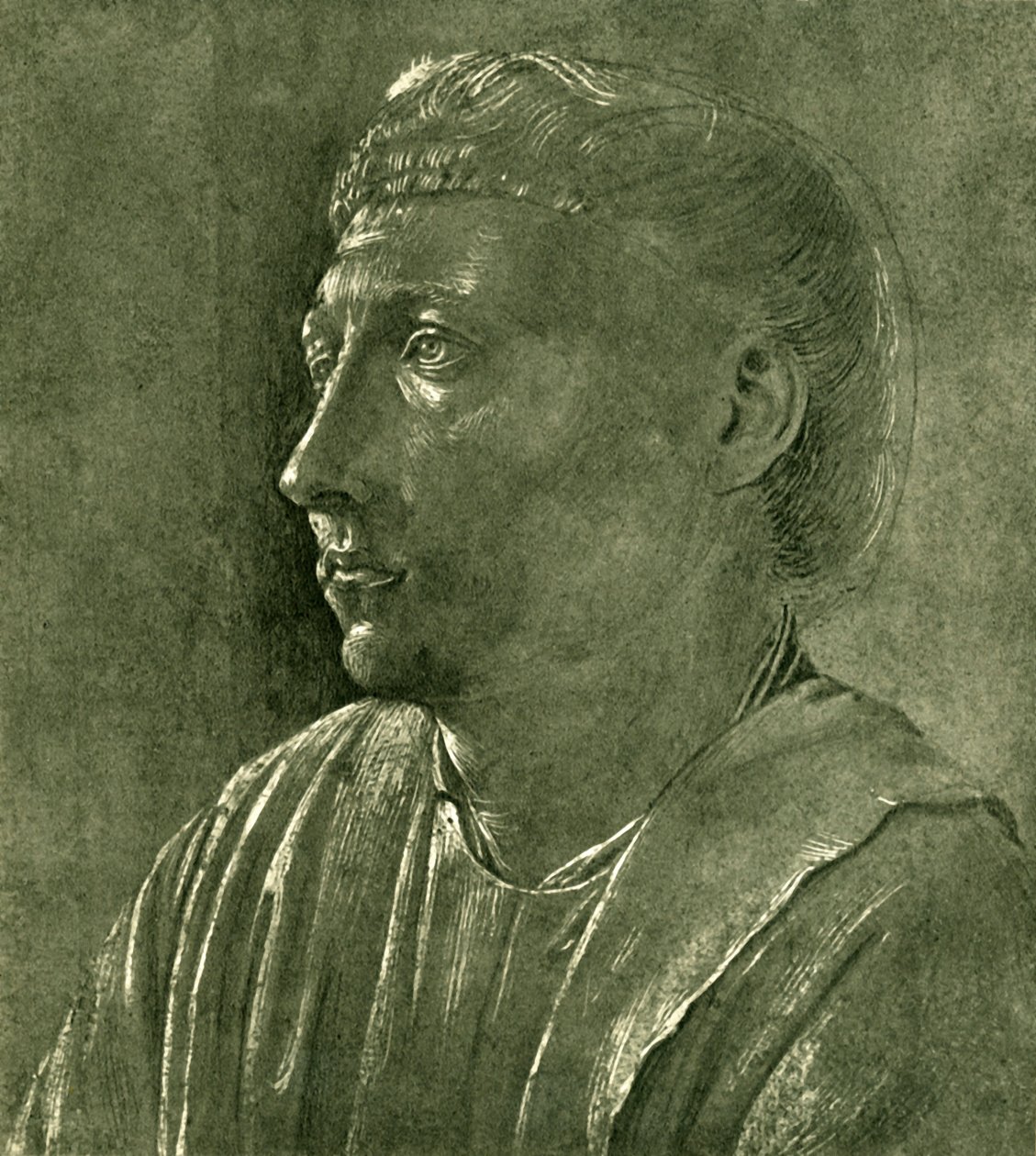 Busto di un chierico, c1450 da Fra Angelico