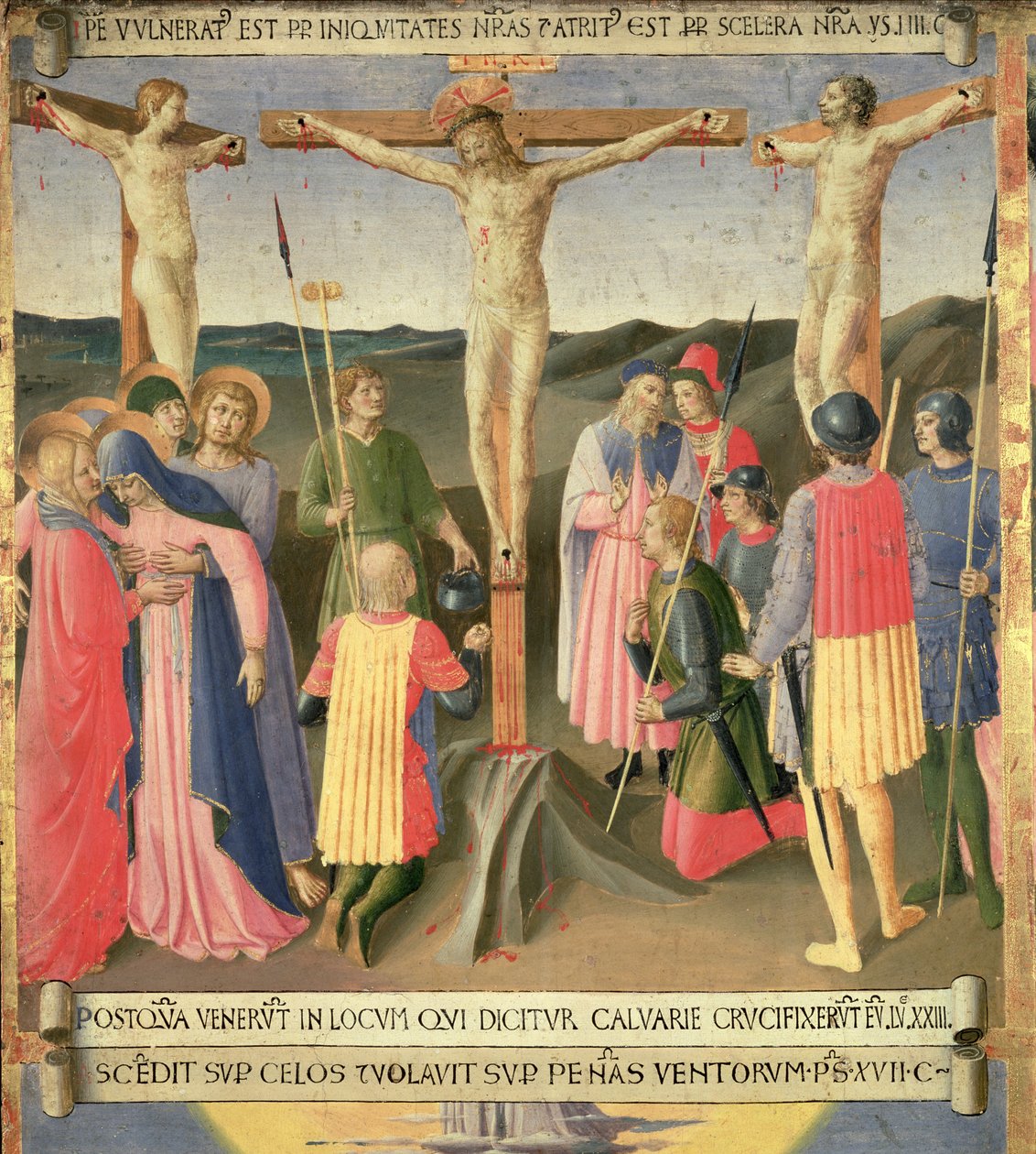 Cristo sulla croce tra i due ladroni (dettaglio) da Fra Angelico