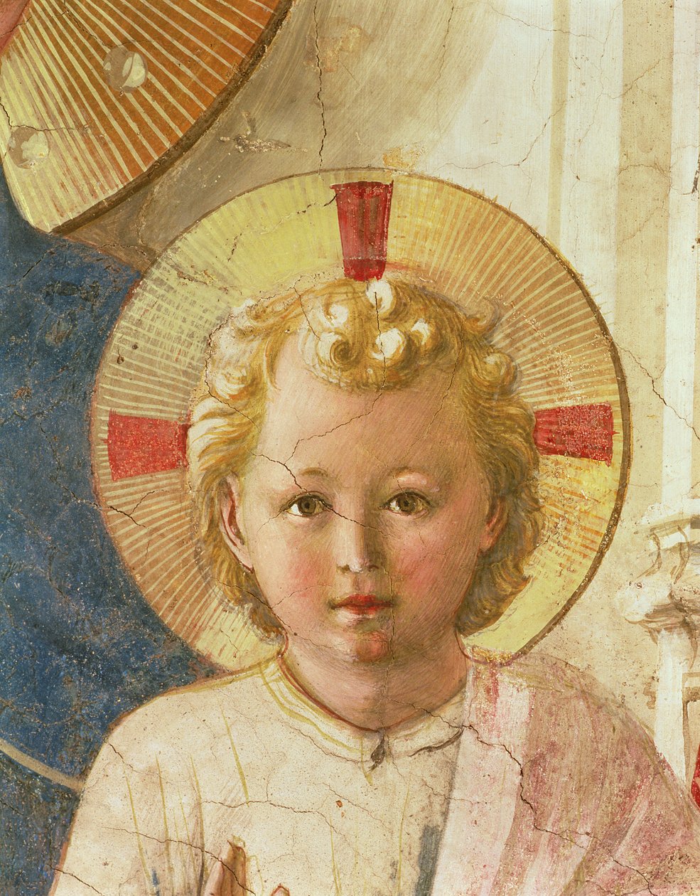Dettaglio del Bambino Gesù dalla Madonna delle Ombre da Fra Angelico