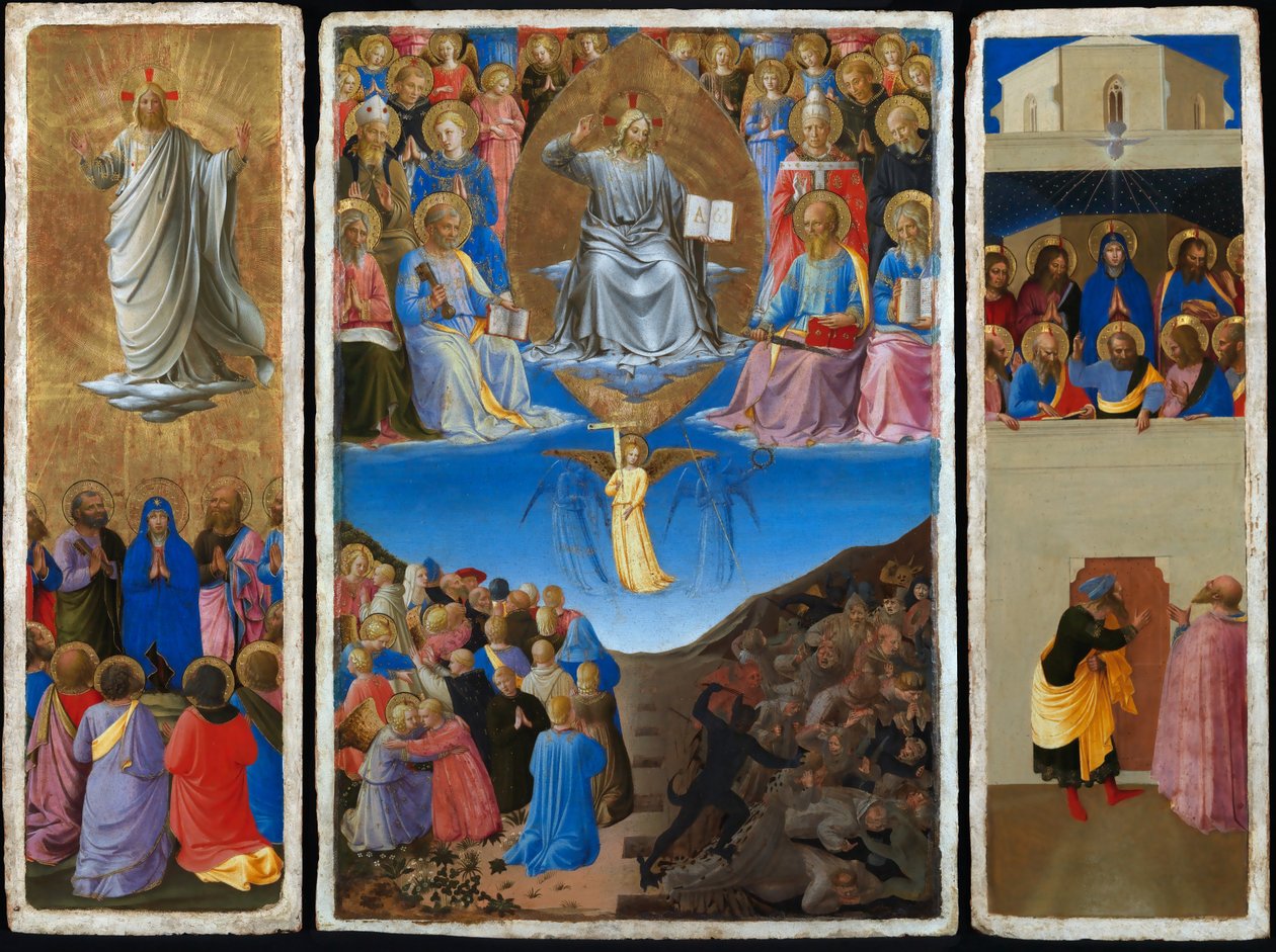 Trittico (Ascensione, Giudizio Universale, Pentecoste) Trittico del Giudizio Universale, dell