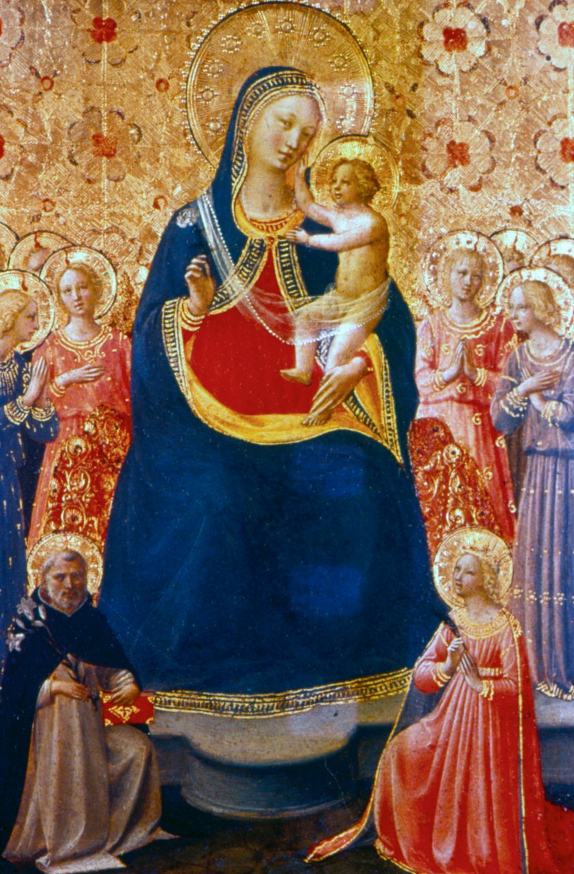 Madonna col Bambino e Santi, metà XV secolo da Fra Angelico